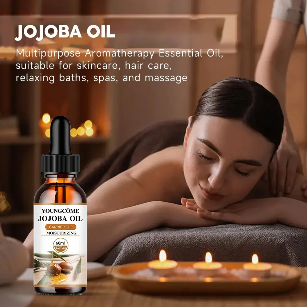 Natural Organic Jojoba Oil – Face, Body, Hair & Massage