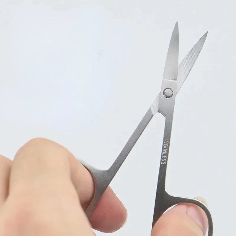 10-Piece Curved Manicure Scissors Set – Stainless Steel