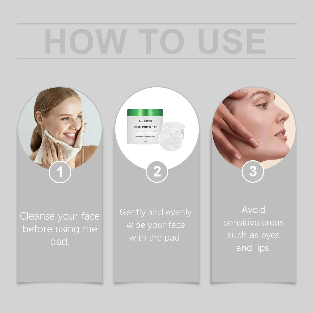 Salicylic Acid Exfoliating Face Pads 70ct – Pores & Blackheads