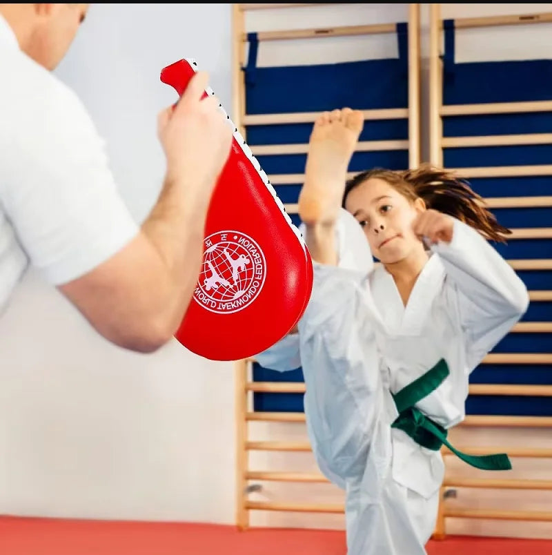 Taekwondo Foot Target Double Leaf Children Adult Fitness Boxing Sanda