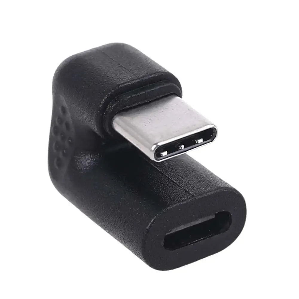 180° Angled USB-C Male to Female Adapter | U-Shape Converter