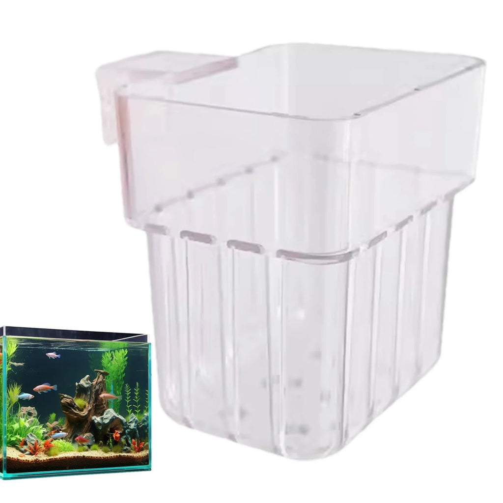 Aquarium Plant Holder Transparent Decorations Plants Pot Aquatic Cup