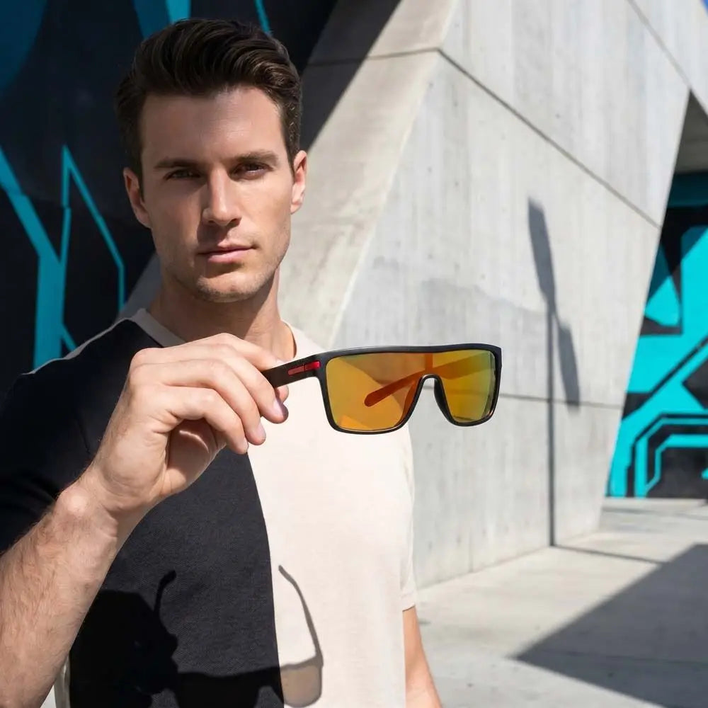 UV400 Cycling Glasses – Lightweight Flip-Up Sports Sunglasses