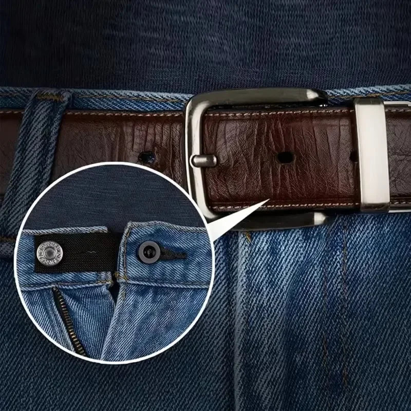 5-Pack Pant Waist Extenders – Button Hook for Jeans & Skirts