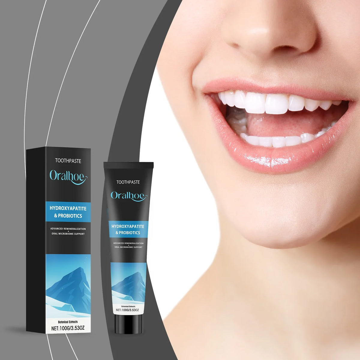 Oralhoe Hydroxyapatite Whitening Toothpaste | Lactic Acid Bacteria