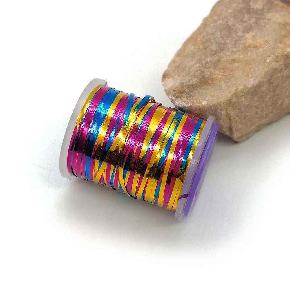 Holographic Flat Tinsel 1mm 120 Yard Fly Tying Flash Material