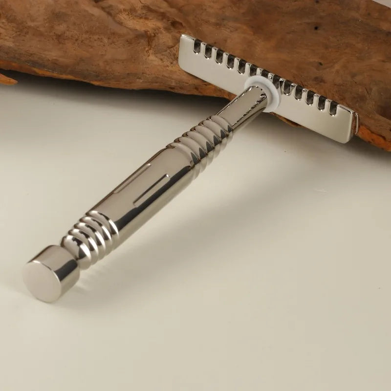 YAQI Romulus Open Comb Safety Razor – 316 Stainless Steel AC Blade