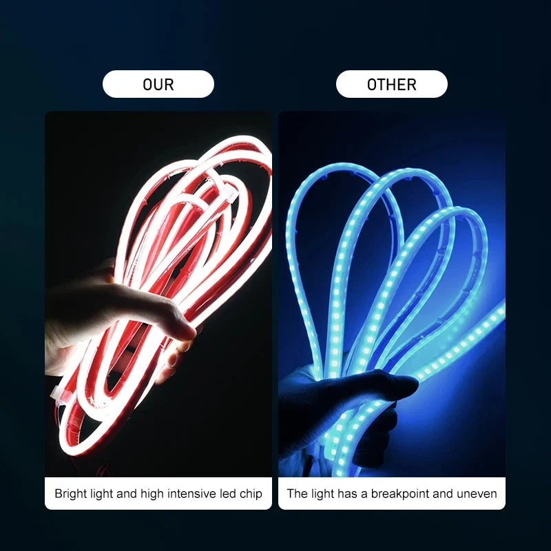 Flexible LED Car Hood Light Strip – Scan DRL 12V | All Sizes