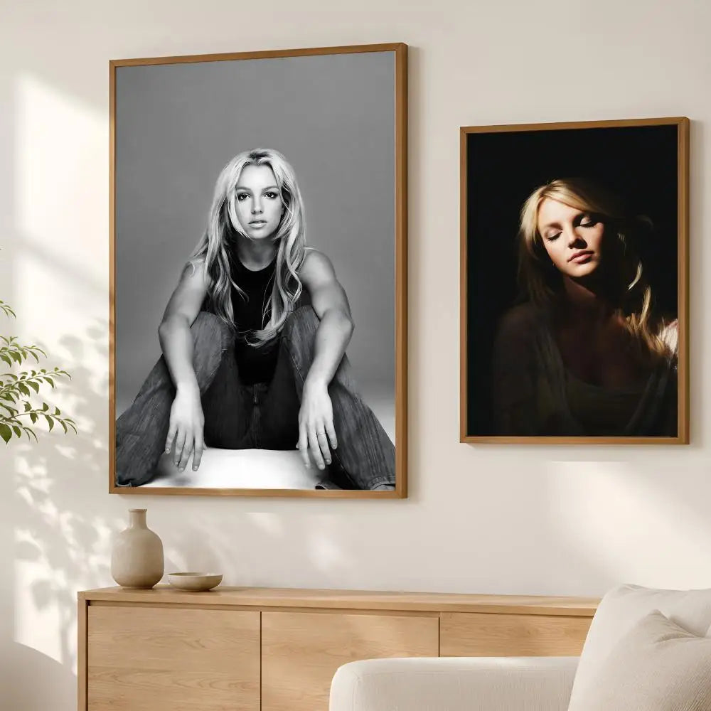 Britney Spears Album Wall Poster – Self-Stick HD Waterproof Art