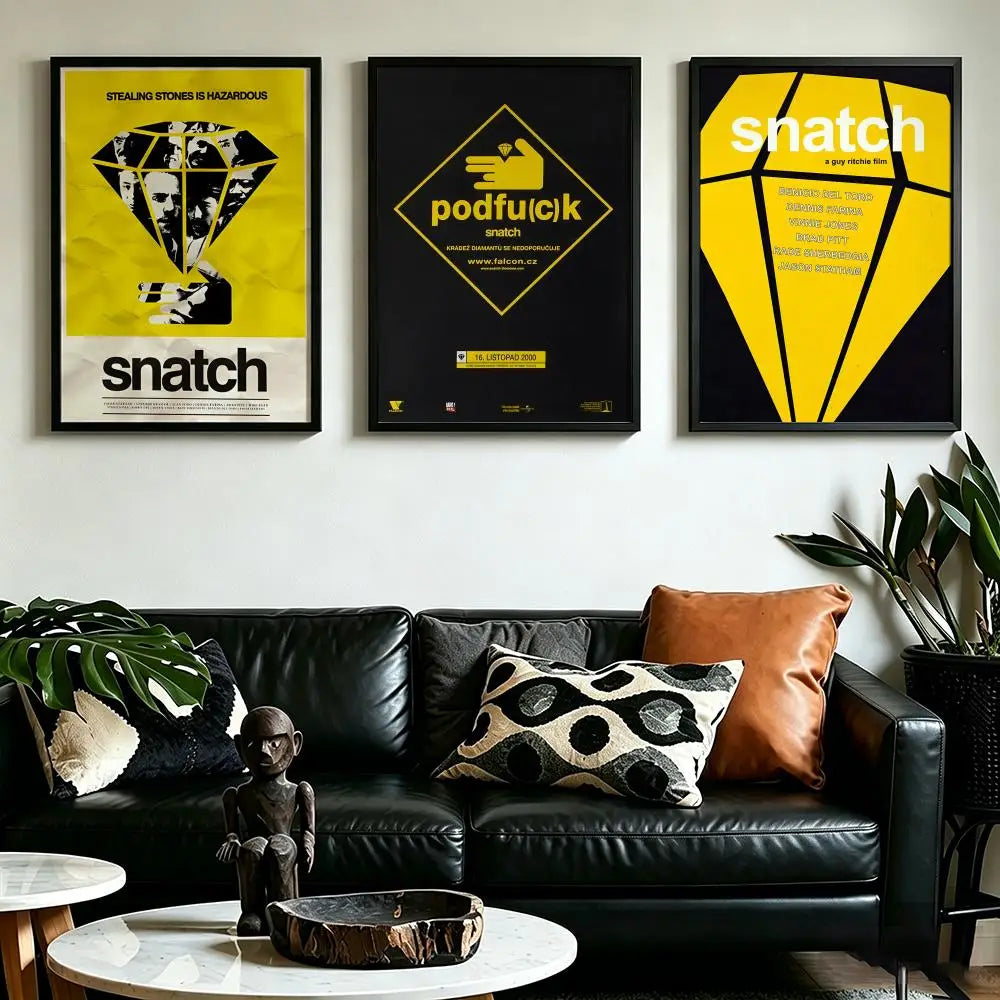 Snatch Movie Poster – HD Waterproof Wall Art Print