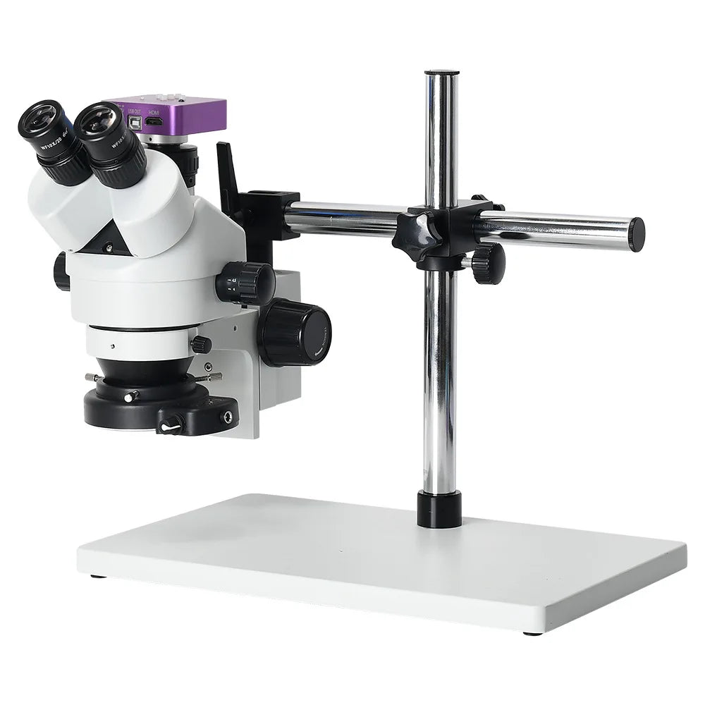 Dual Lens 7–45X Zoom Stereo Microscope | PCB & Electronics
