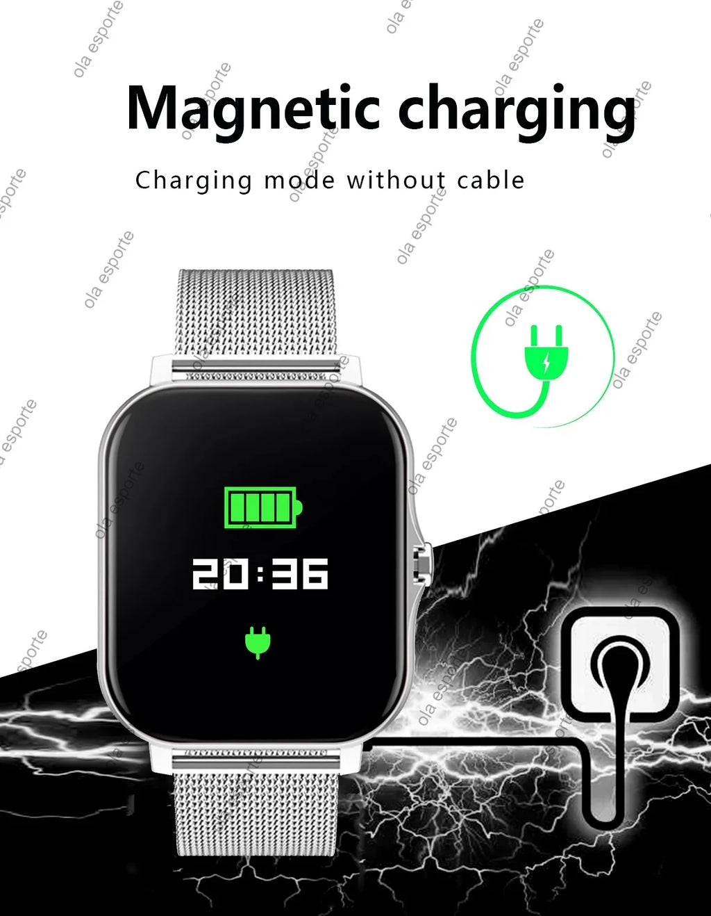 Ola Esporte Smartwatch – Bluetooth Call & Fitness Tracker