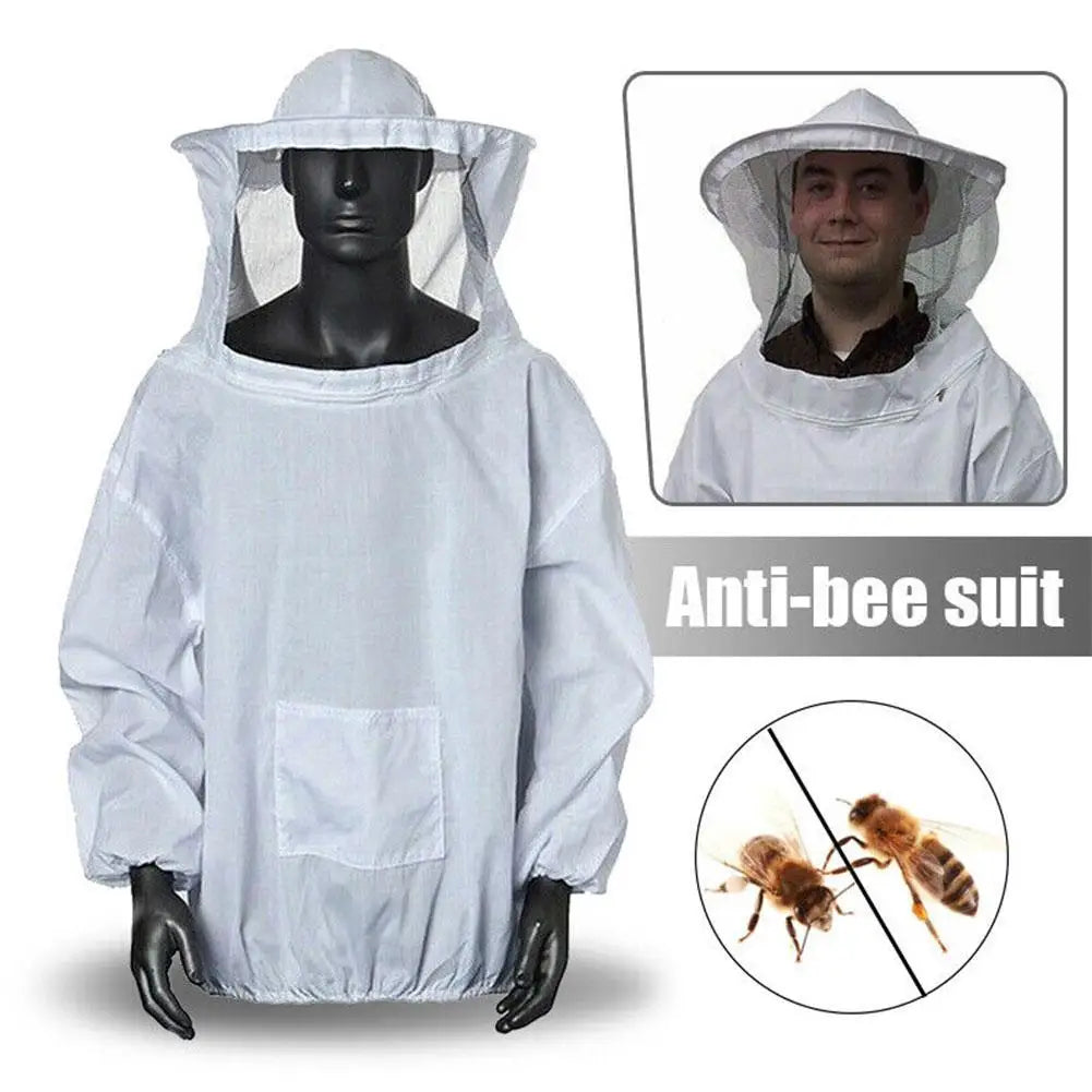 Beekeeping Jacket with Veil Hat – Unisex Breathable Beekeeper Suit