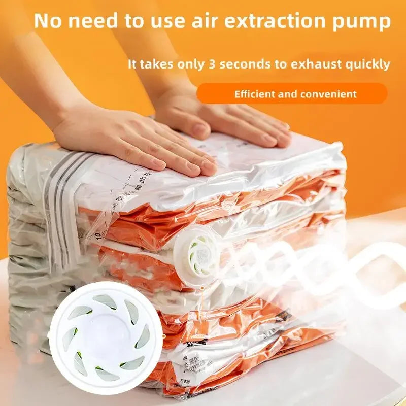 Reusable Compression Empty Bag Sealer Clothes Travel Packing