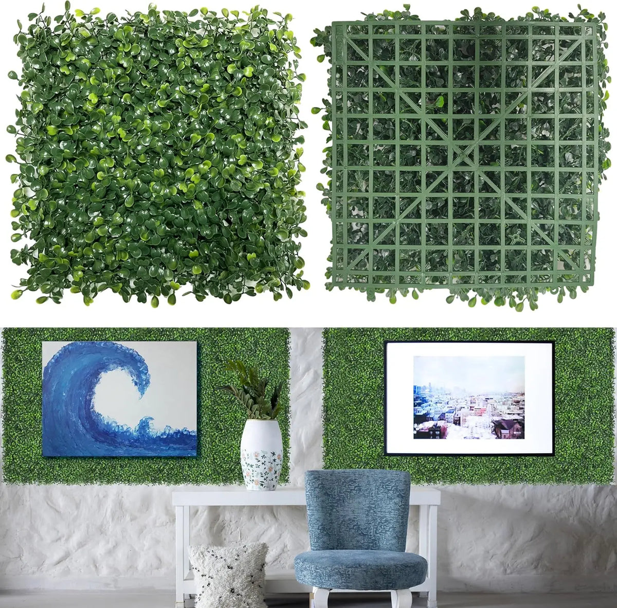 Artificial Grass Wall Panel 40x60cm – Indoor & Outdoor Backdrop
