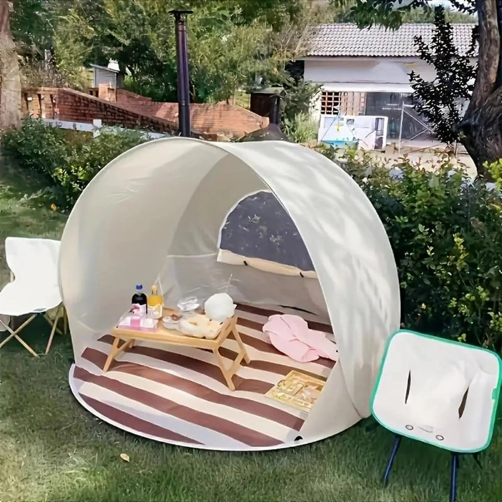 Pop-Up Beach Tent 3-4 Person | UPF 50+ Sun Shelter Canopy