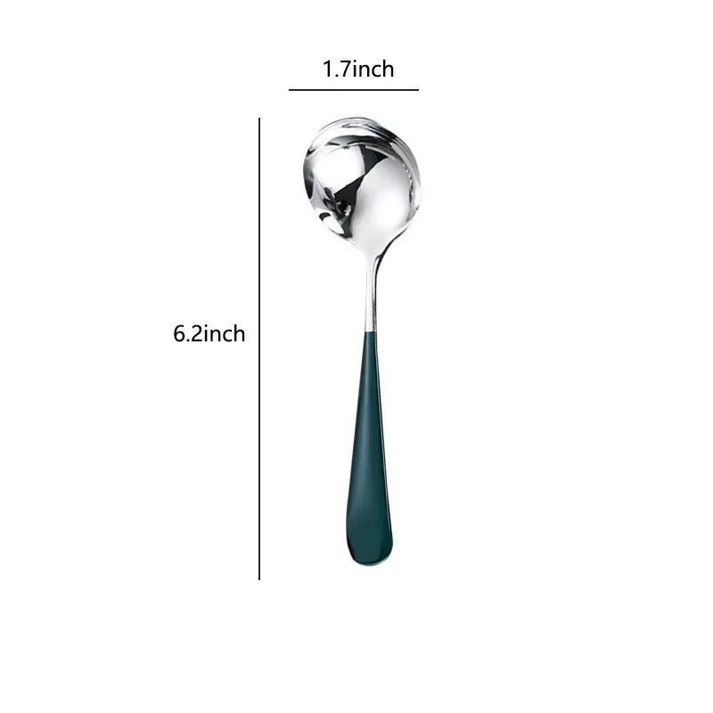 KEMORELA 304 Stainless Steel Gravy Ladle & Sauce Spoon 8.1"