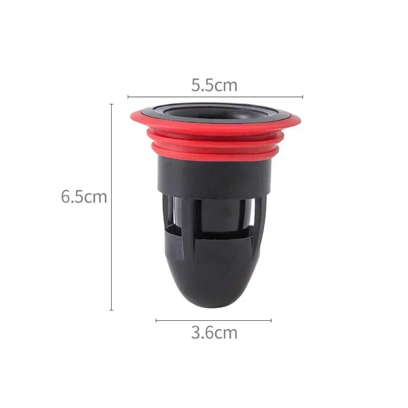 Silicone Floor Drain Strainer & Odor Seal – Sink & Shower