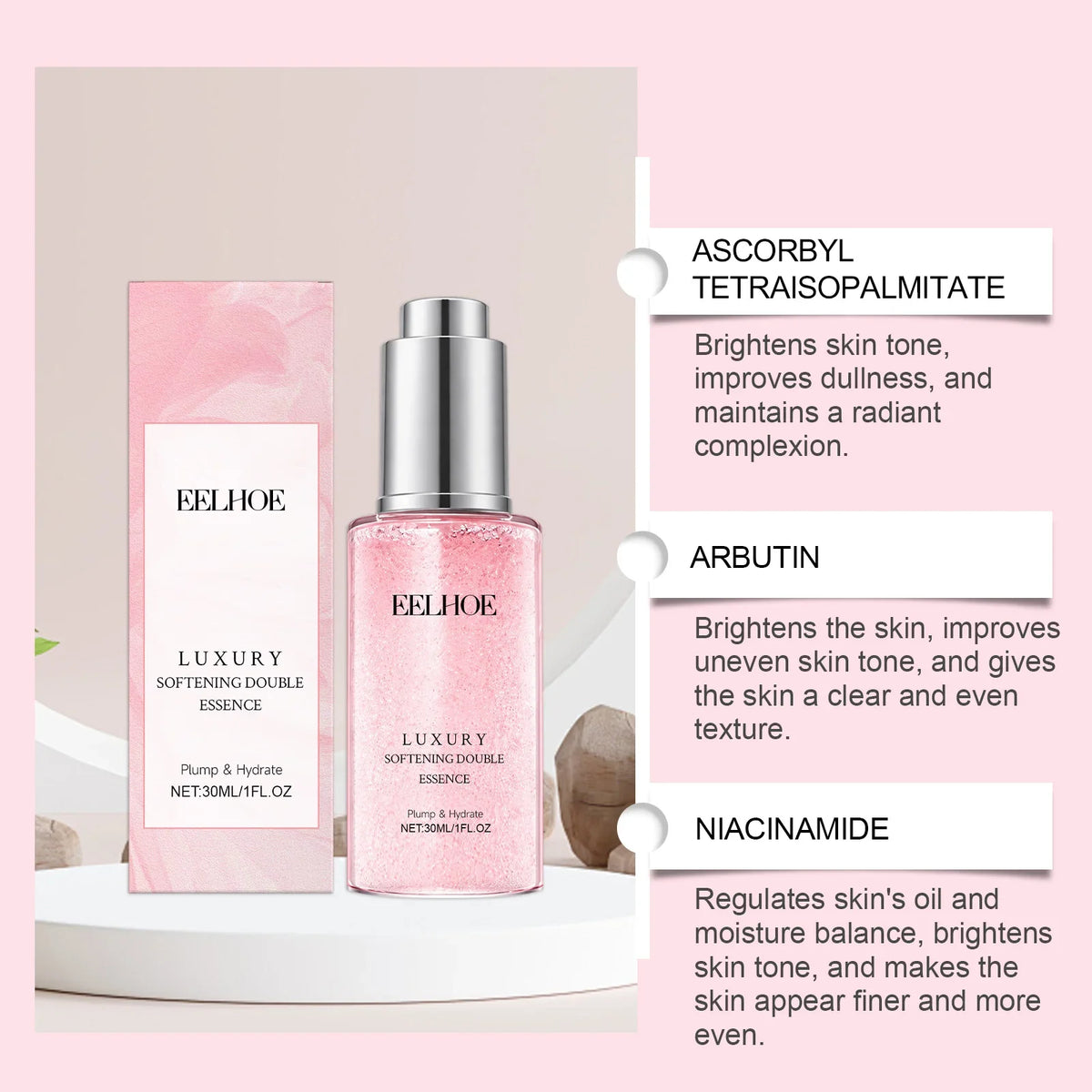 Eelhoe Dual Essence Serum – Lightweight Moisturizing Face Serum