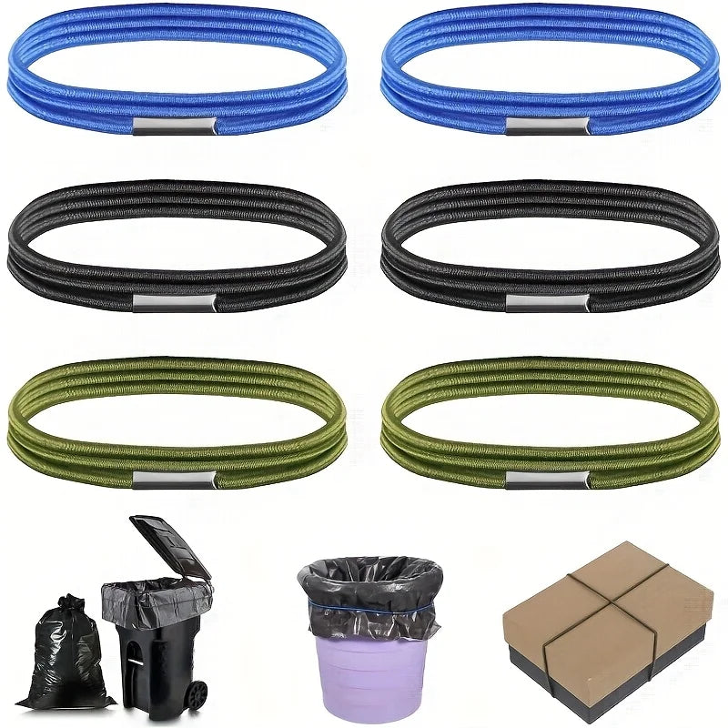 Elastic Rubber Bands for 13–96 Gallon Trash Cans | Bag Secure