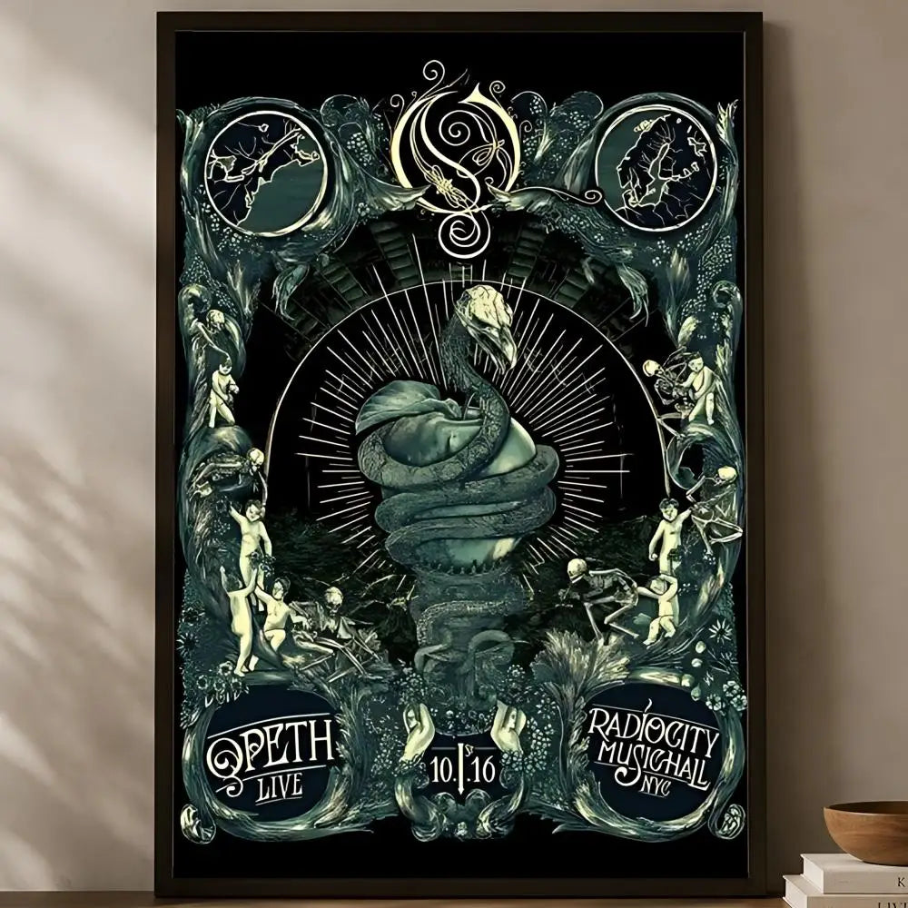 Opeth Band Poster – Self-Stick HD Waterproof Wall Art