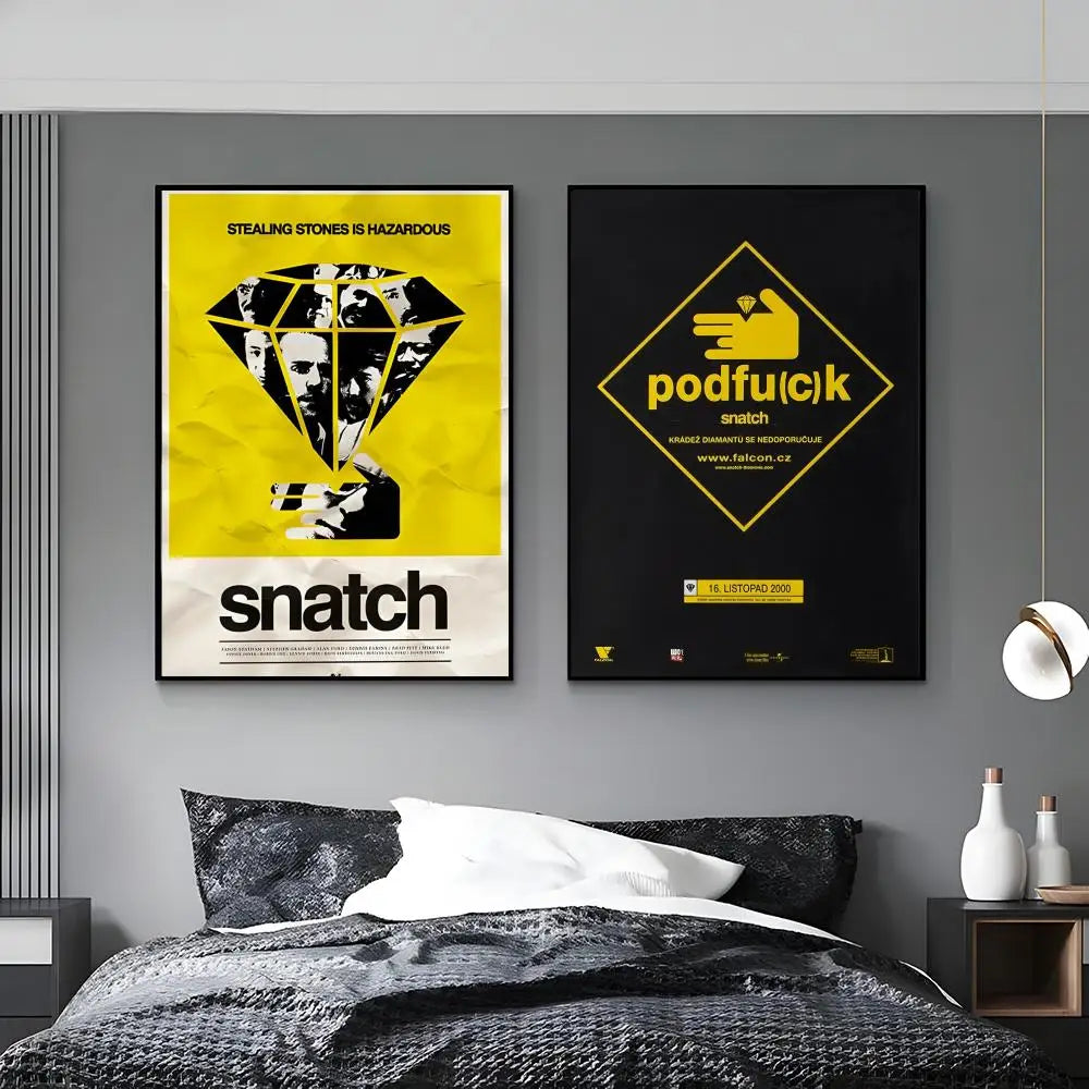 Snatch Movie Poster – HD Waterproof Wall Art Print