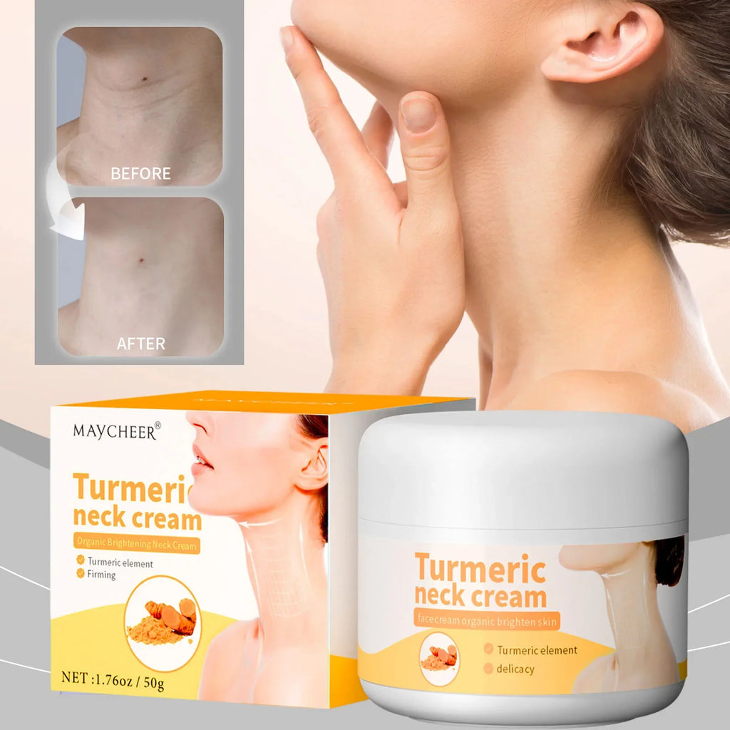 Turmeric Collagen Neck Cream – Firming & Brightening 50g