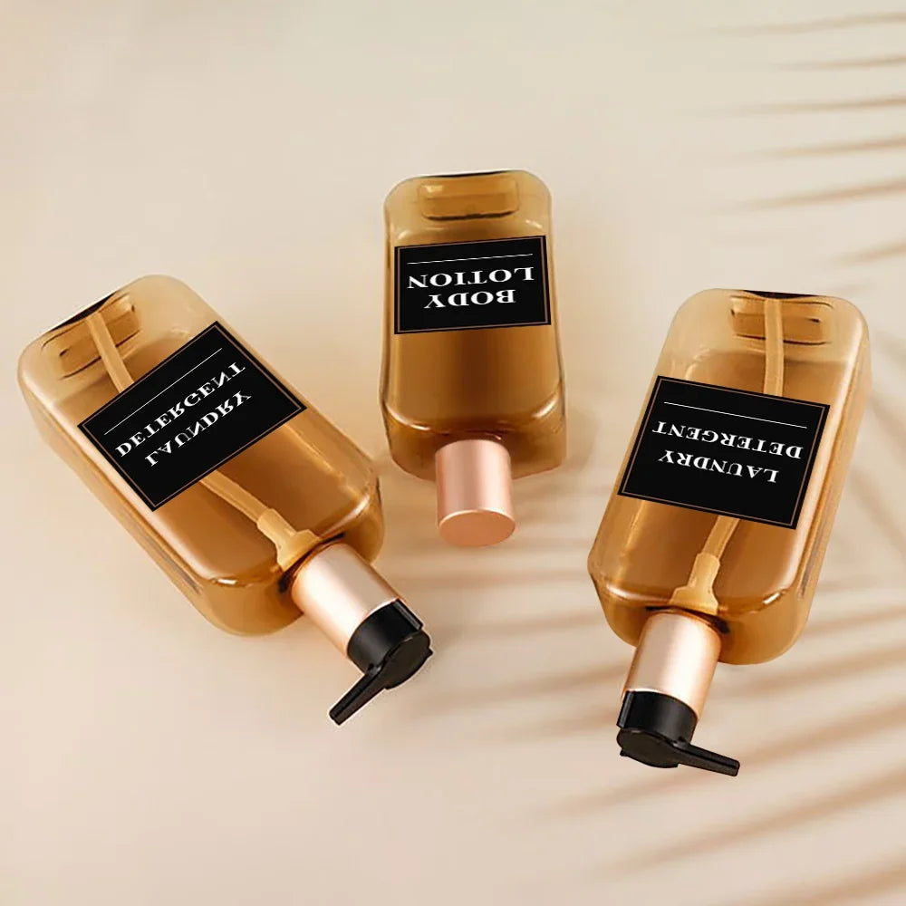3-Pack Leak-Proof Travel Dispenser Bottles – Shampoo & Gel
