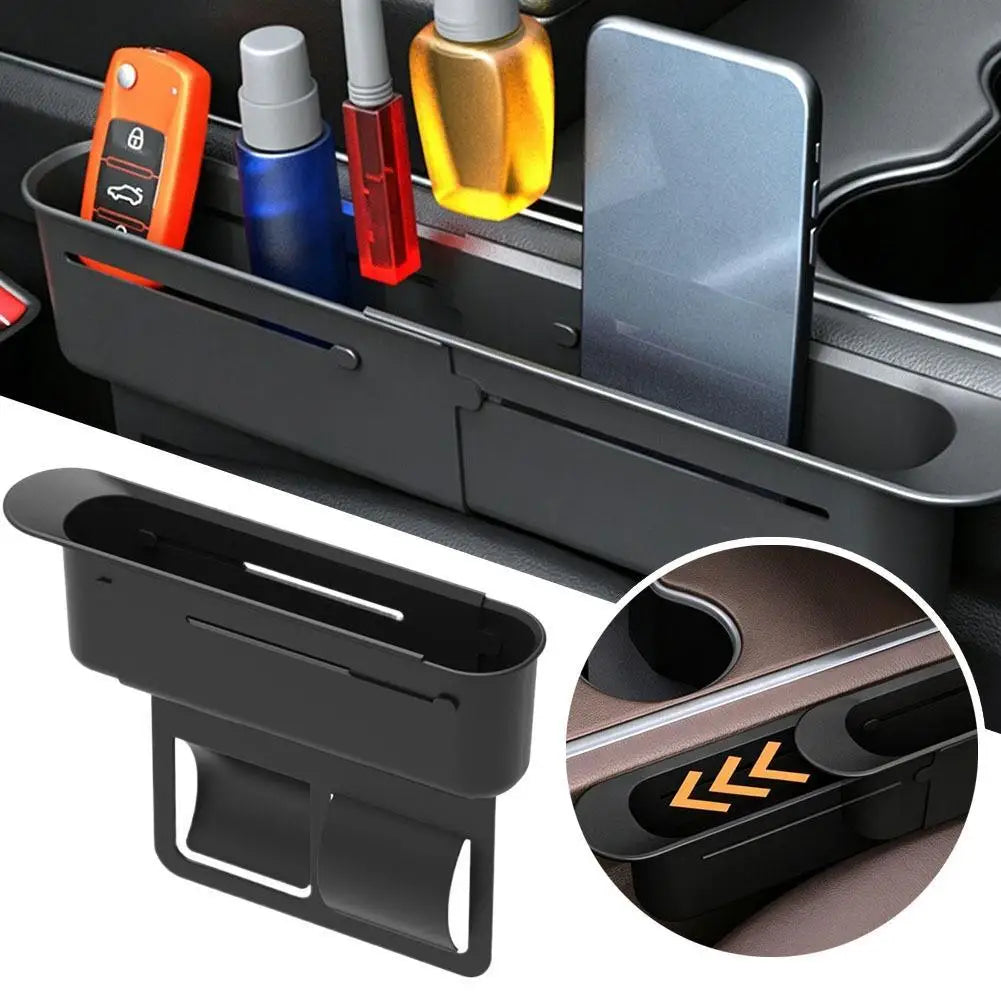 Car Seat Gap Filler Organizer 2-Pack | ABS Storage Box