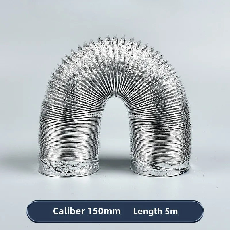4 Inch Flexible Aluminum Exhaust Duct | 100mm Ventilation Hose
