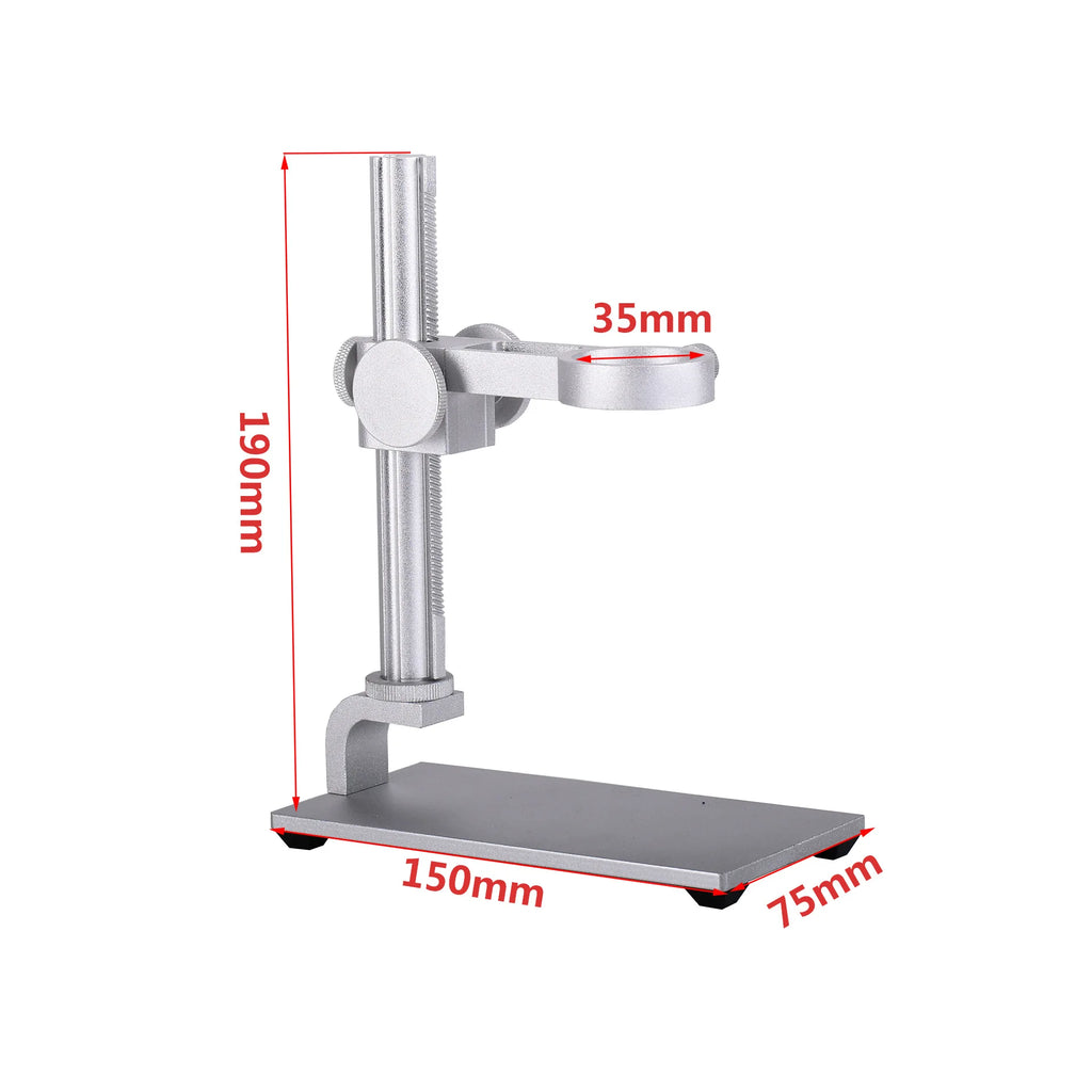 Electronic Digital Microscope 35mm Aluminum Alloy Stand