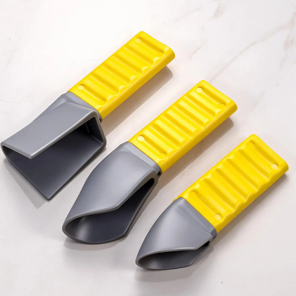 180° Bendable Grout Scraper Tool Set | Quick-Release 3-Pack