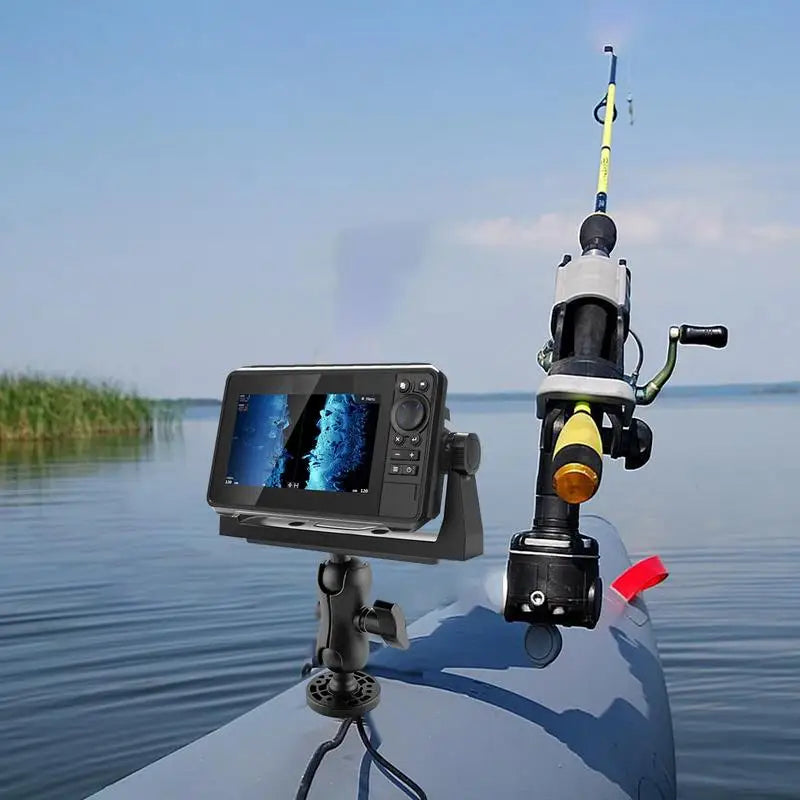 Fish Finder Bracket Reusable Waterproof Raft Fishfinder Mount