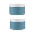 100g Refillable Blue Plastic Cosmetic Jars | Travel Cream Container