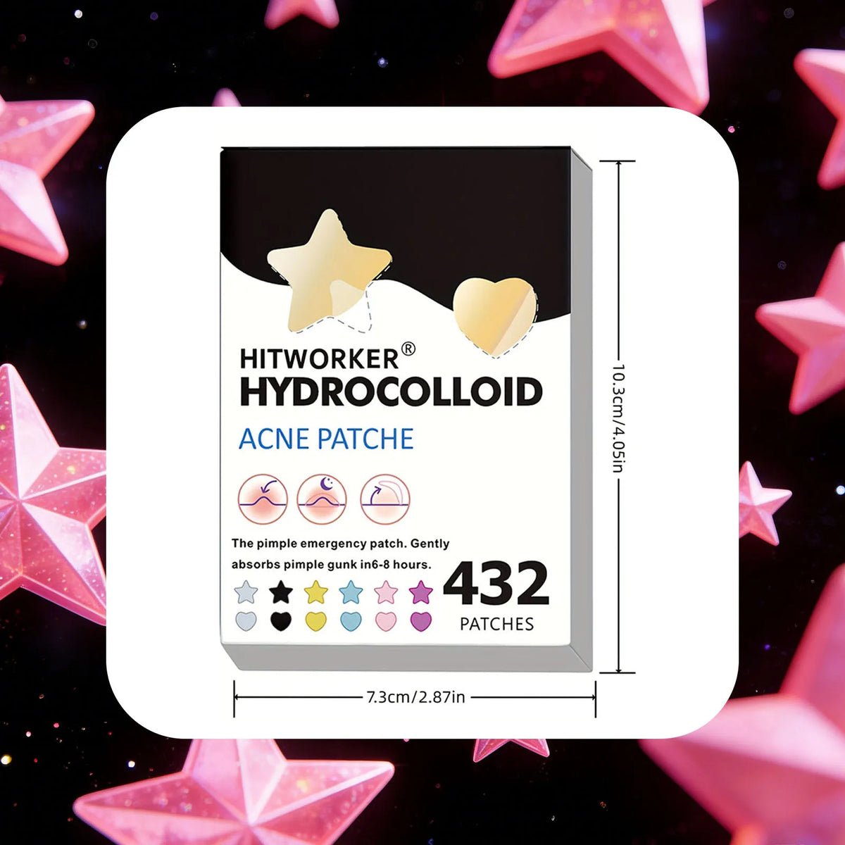 Ultra-Thin Hydrogel Acne Patches – Invisible & Waterproof