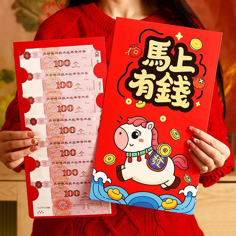 Creative Suprise Big Hongbag Year Red Envelope Birthday Pouch Chinese