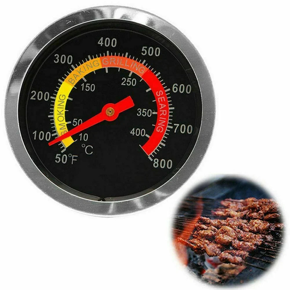 Barbecue Thermometer Oven Temp Gauge 10 400 BBQ Grill Temperaturer