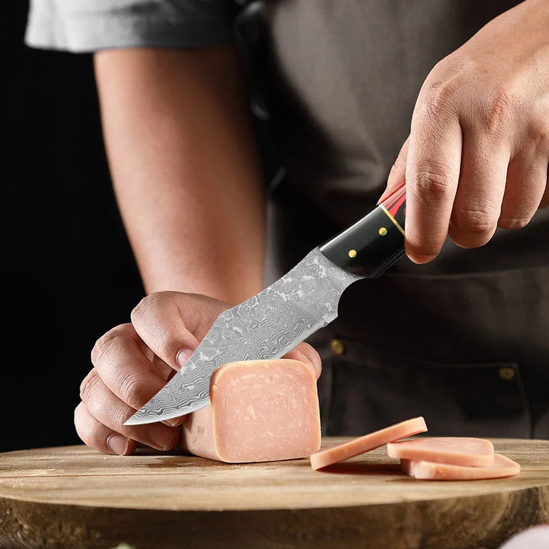 InLeung VG10 Damascus Steel Kitchen Knife – Wood Handle
