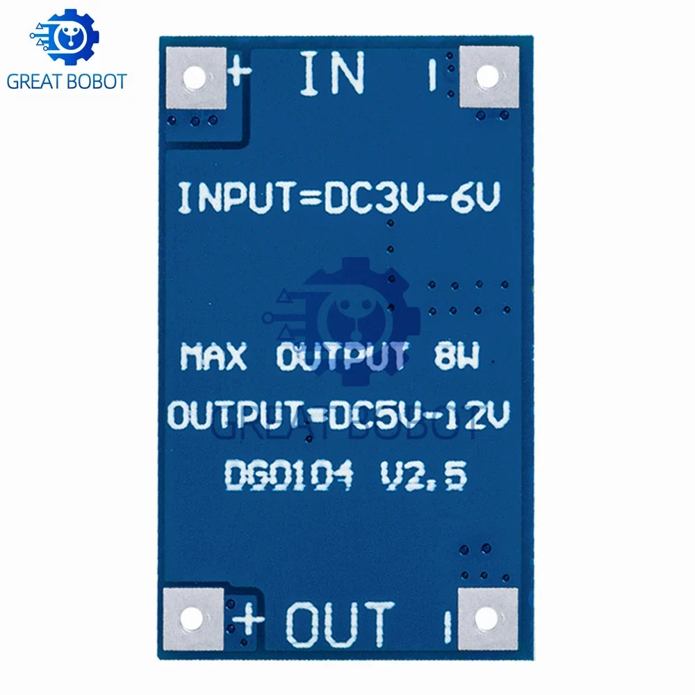8W DC-DC Boost Converter 3V–6V to 12V 3A USB Power Module
