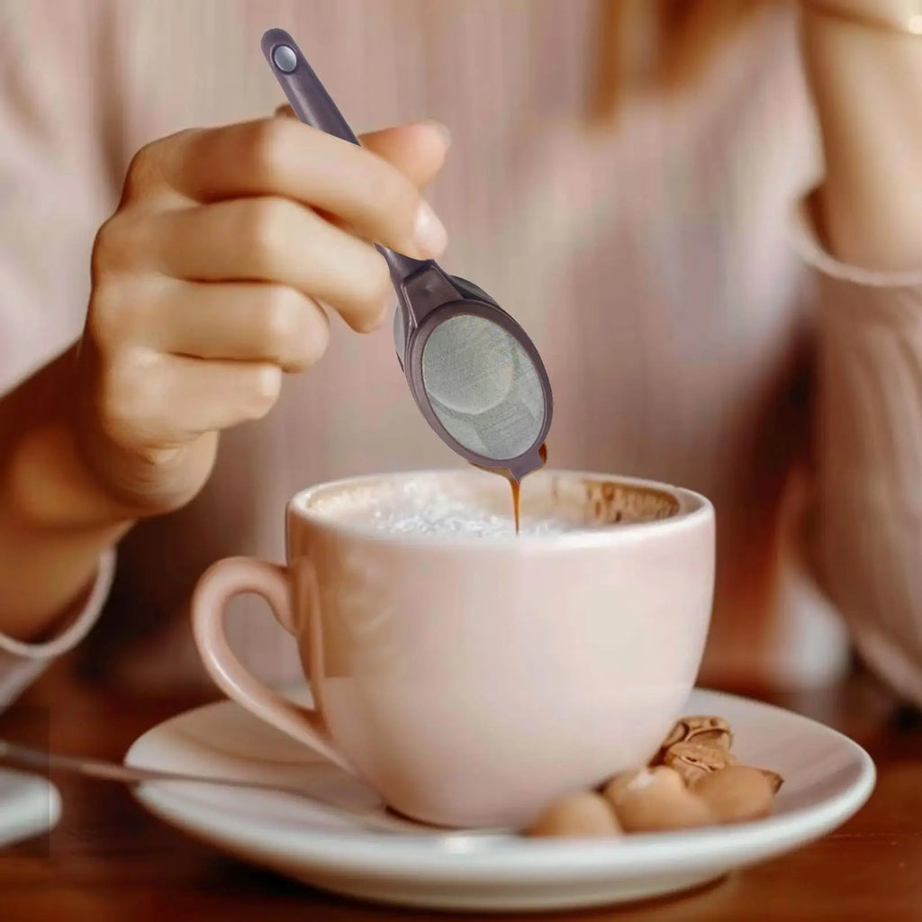 Reusable Coffee Filter Mesh Spoon & Fine Mesh Tea Infuser