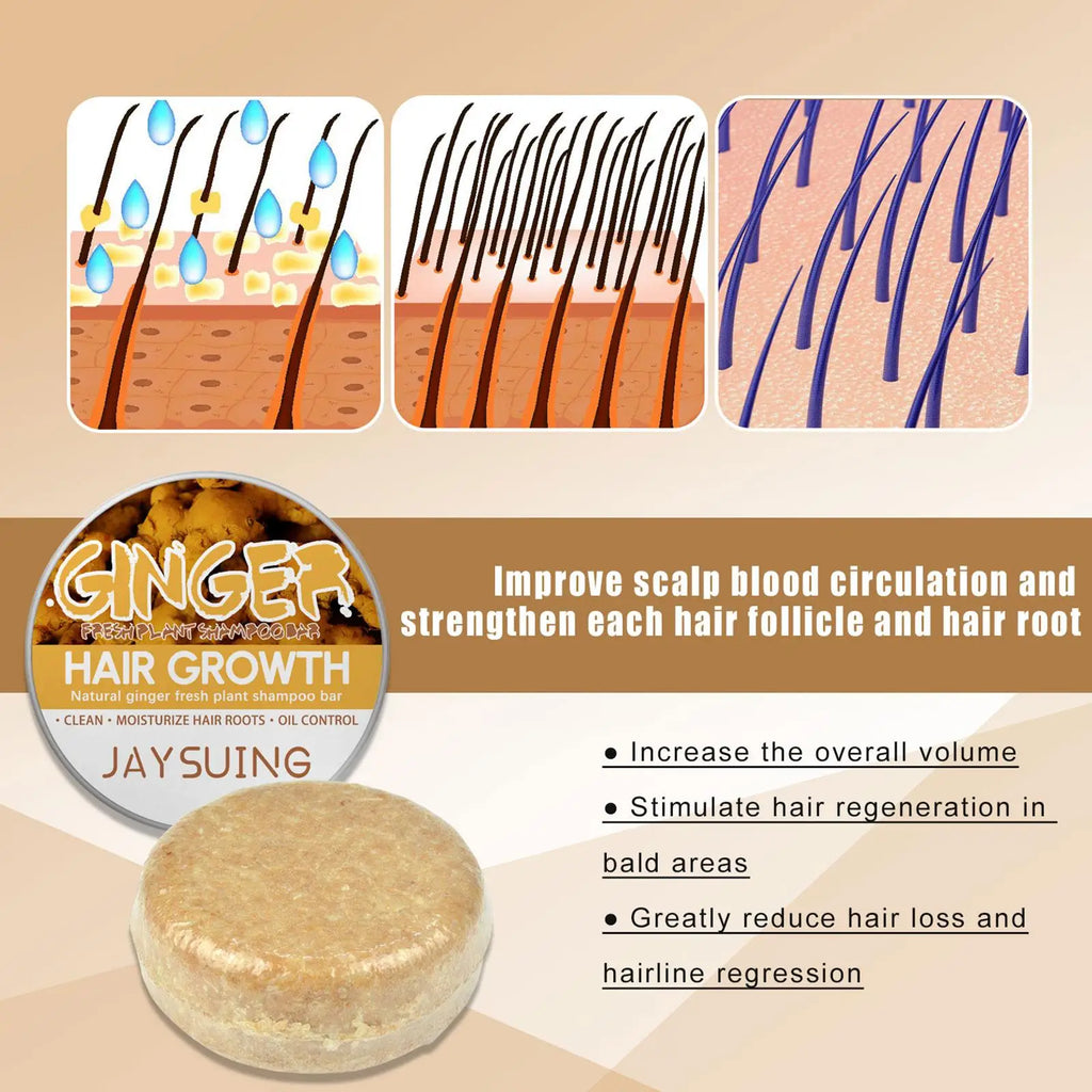 Ginger Shampoo Bar – Handmade Cold Process Natural Hair Bar
