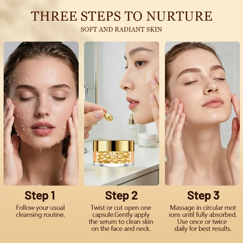 YOUNGCOME Vitamin E Serum Capsules – Deep Moisturizer 30ct