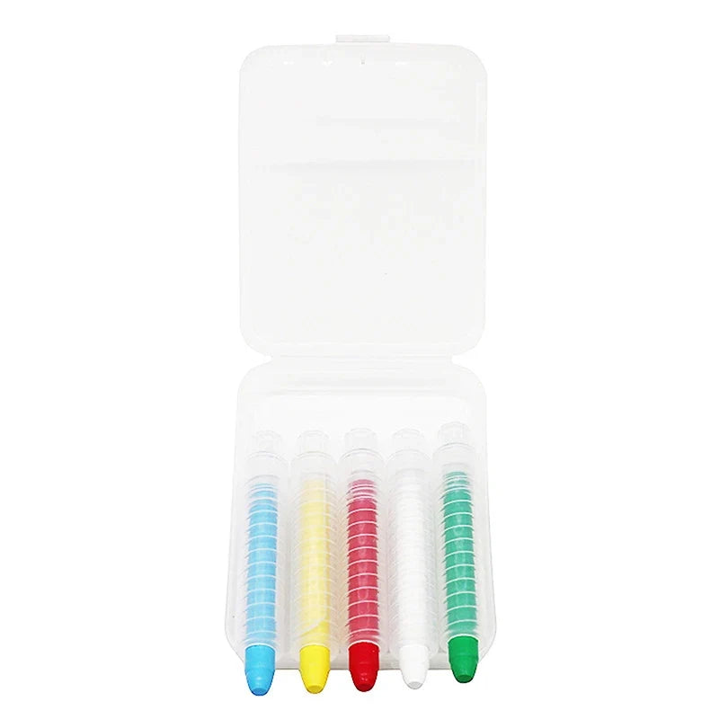 5-Pack Transparent Chalk Holder Clips for Teachers & Kids