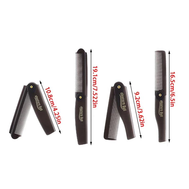 Portable Foldable Pocket Comb – Beard & Hair Styling Tool