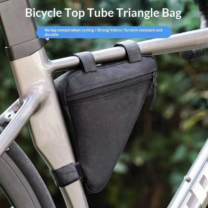 Bike Triangle Frame Bag – Bicycle Front Tube Storage Pouch