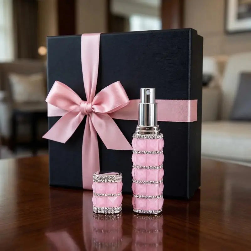 Rhinestone Refillable Perfume Atomizer | 12ml Travel Spray Bottle