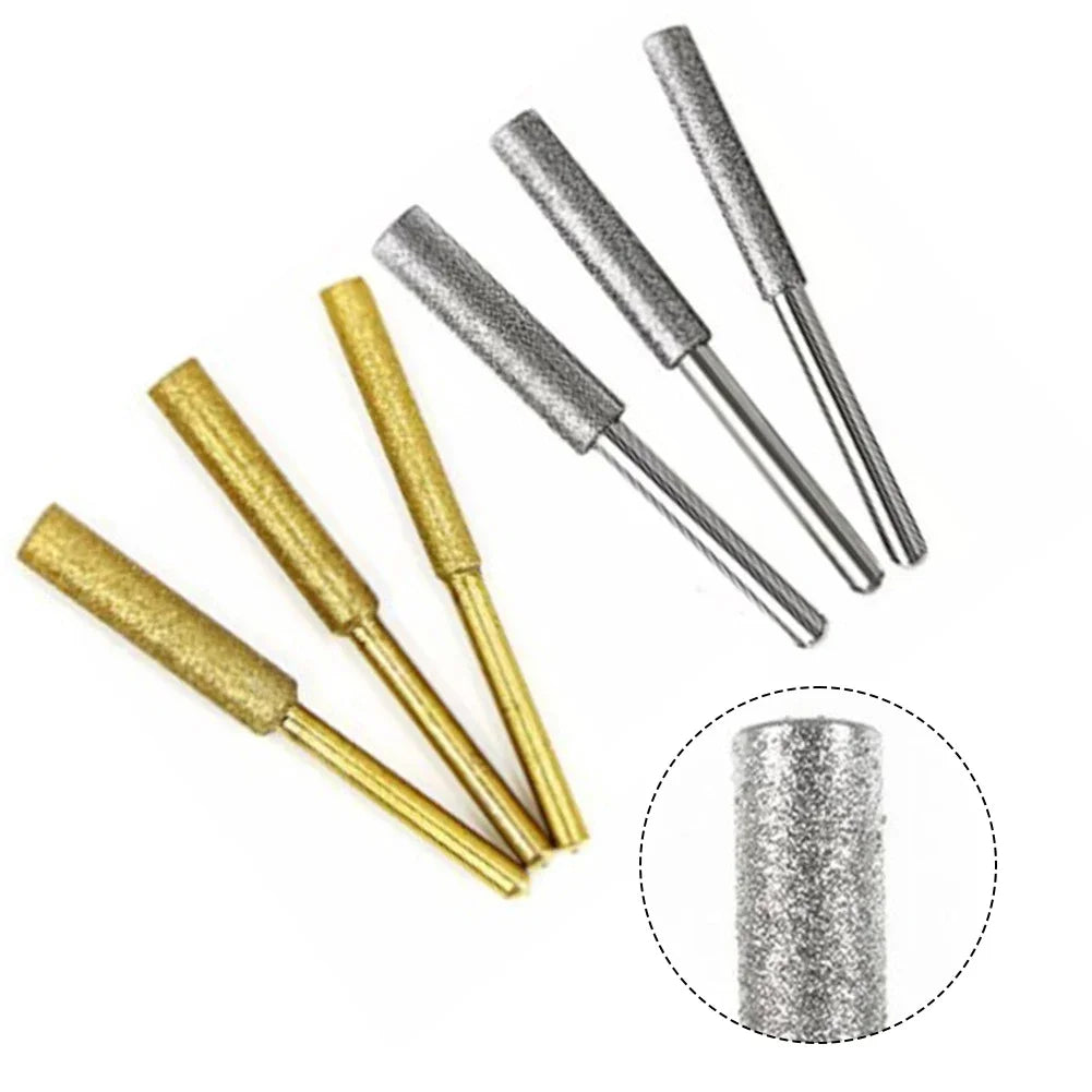 6-Pc Diamond Grinding Burr Set 4mm/4.8mm/5.5mm – Metal & Wood