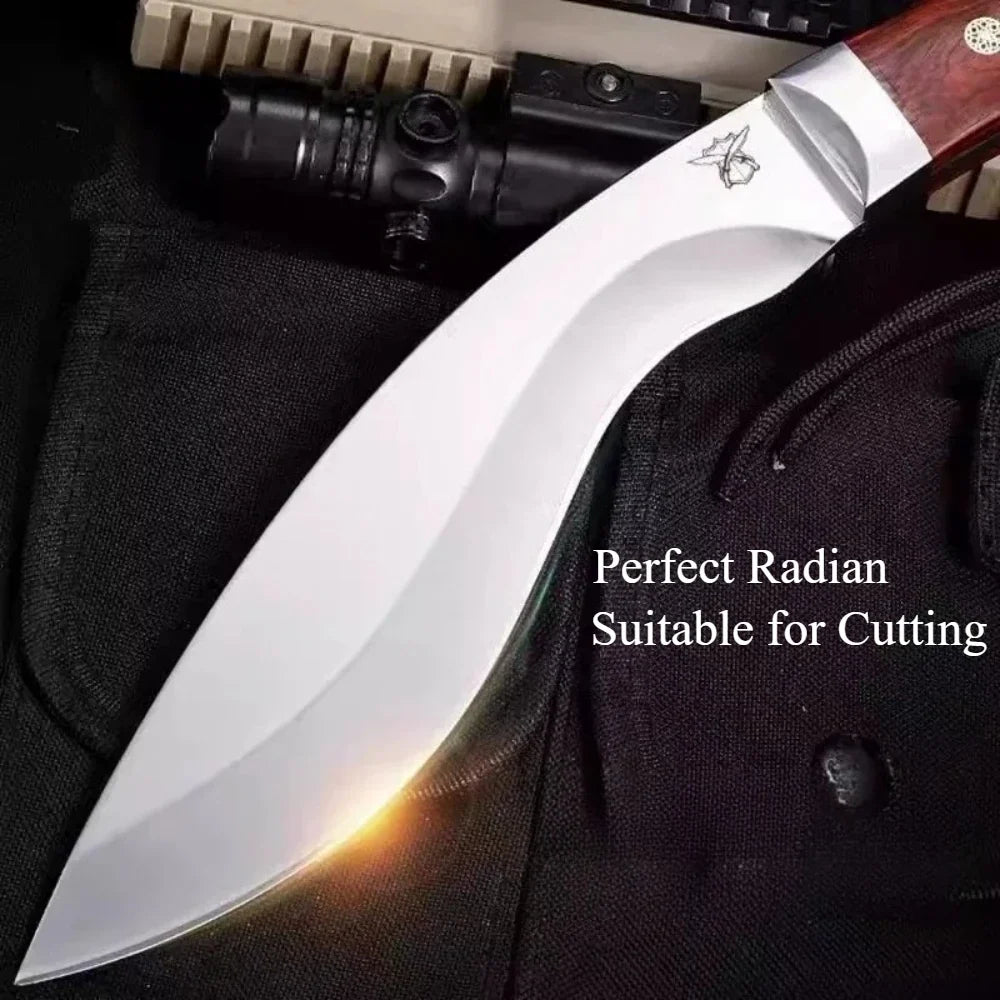 PLYS Bone Chopper Boning Knife – Stainless Steel Wood Handle