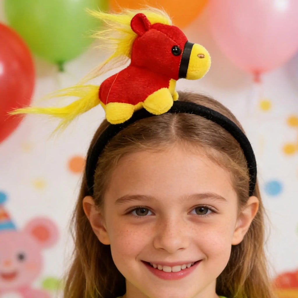 2026 Year of the Horse Headband | Cartoon Plush Party Cosplay