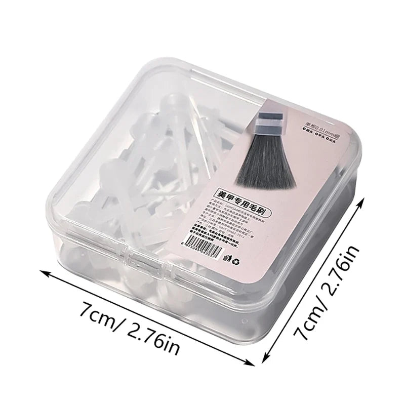 Gel Nail Polish Replacement Brushes – 20pc Manicure Set